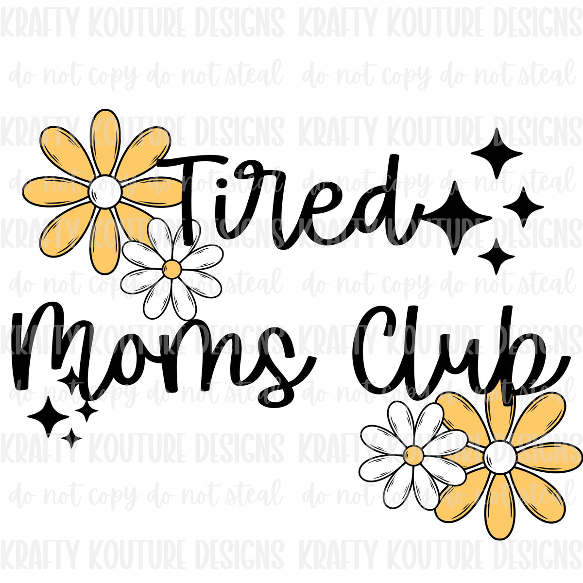 Tired Moms Club PNG