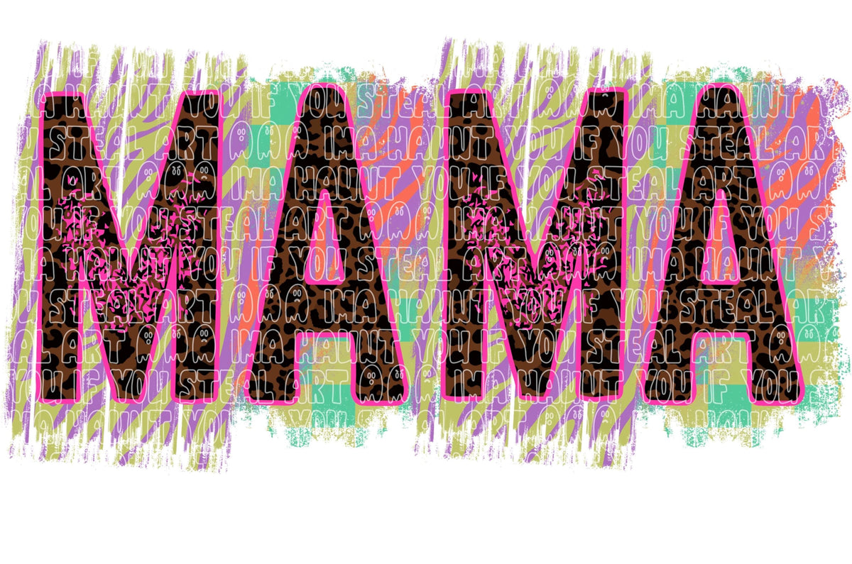 Neon Mama digital file png