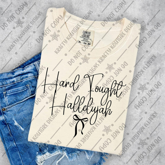 Hard Fought Hallelujah PNG Minimalistic