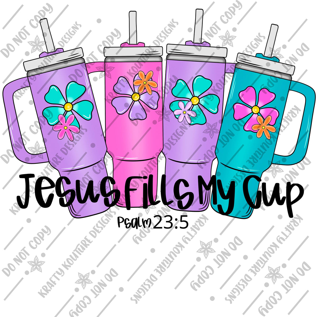 Jesus Fills My Cup PNG