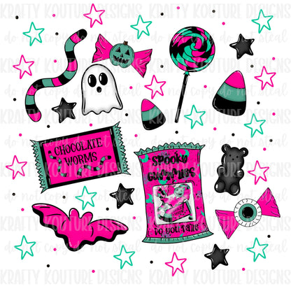 Gummy Candy Collage (Digital Download