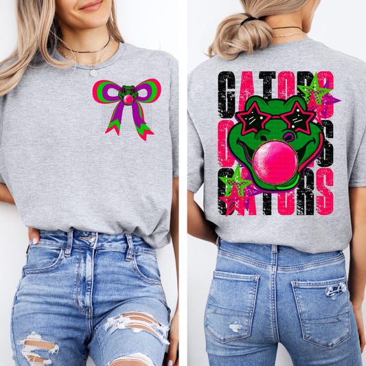 Bubblegum Mascot Gators distressed png
