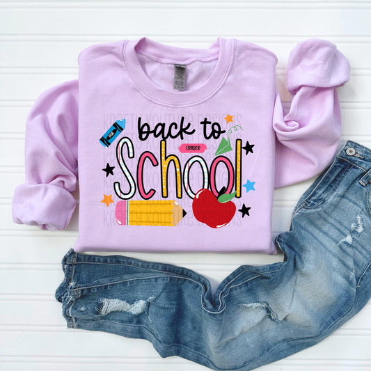 Back to School Hand-Drawn PNG