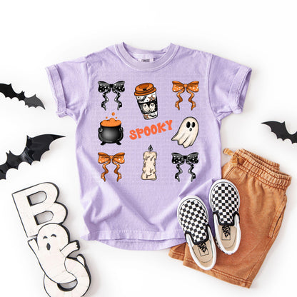 Spooky coquette bows png ghost digital design