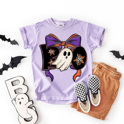 Ghosty Bow glitter Halloween  PNG