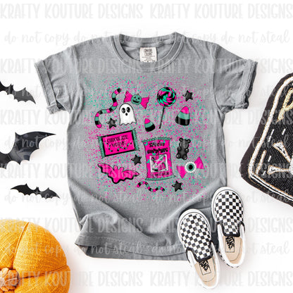 Halloween Gummy Candy Collage digital file