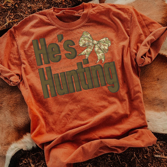 He’s Hunting camo Bow digital file