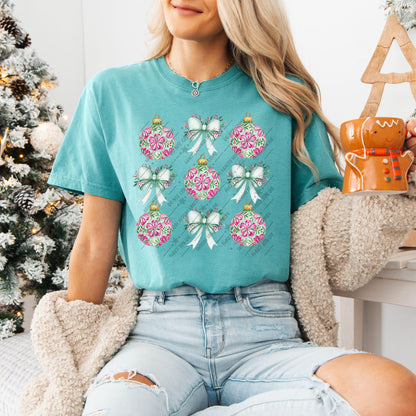 Coquette Preppy Christmas PNG Bundle: 4 Designs (Digital Download)