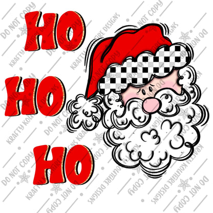 Ho Ho Ho Santa Digital File png