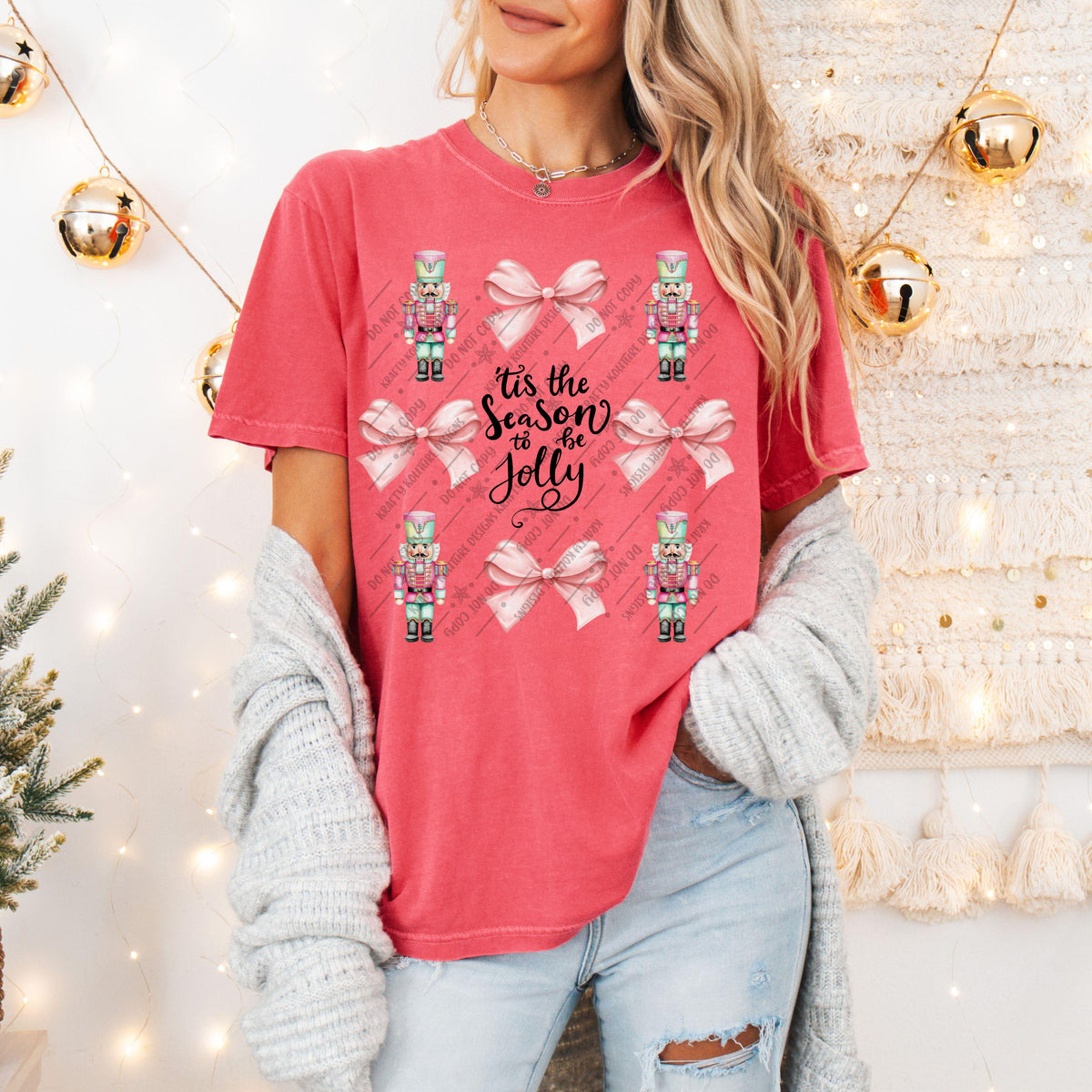 Coquette Preppy Christmas PNG Bundle: 4 Designs (Digital Download)