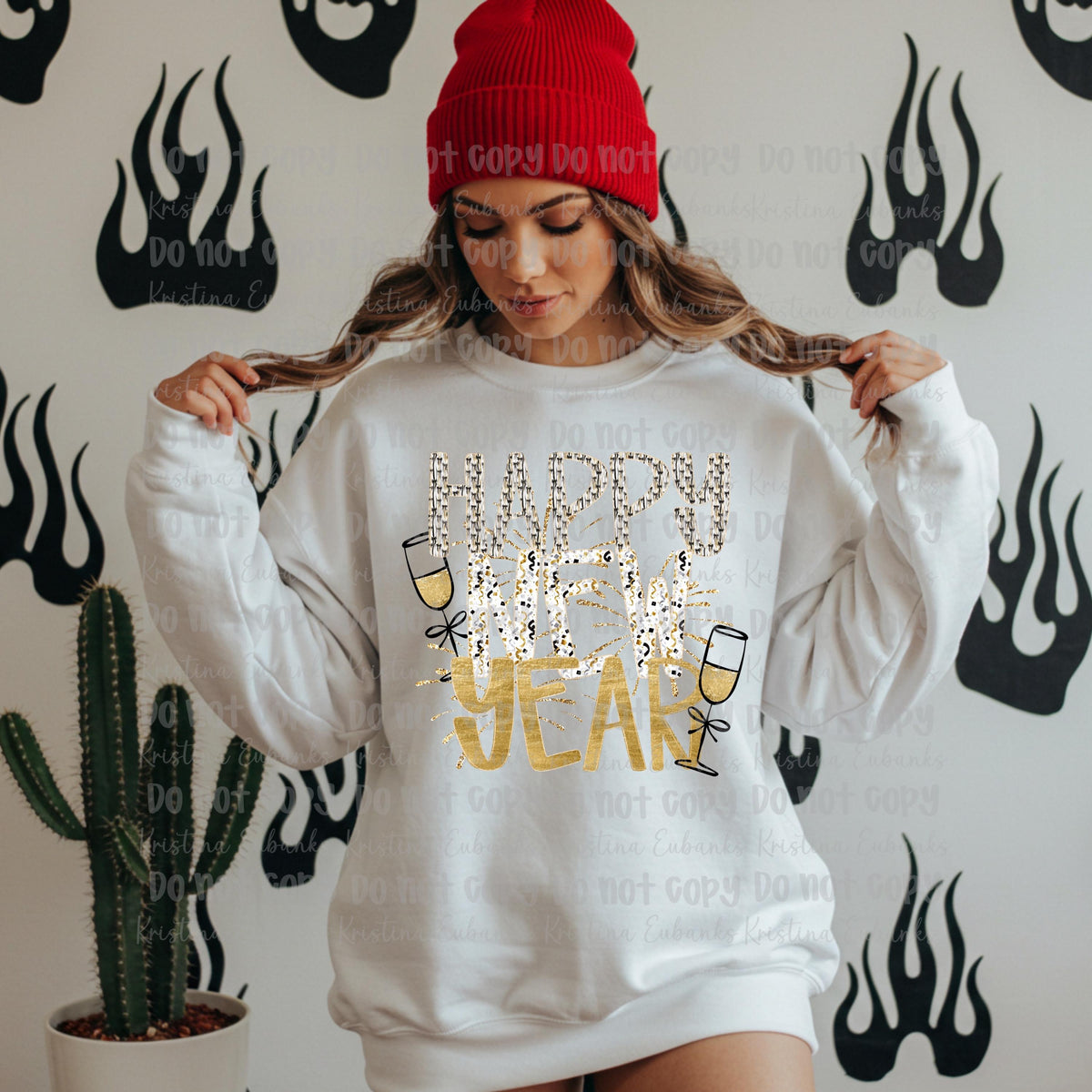 Glitter Happy New Year  (Digital Download)