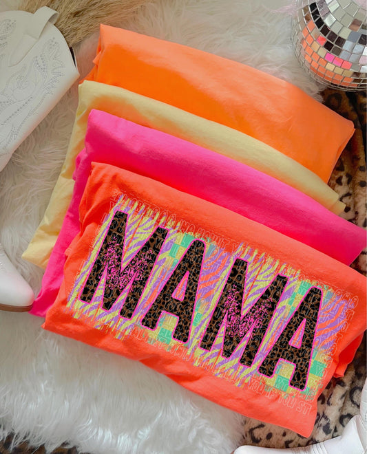 Neon Mama digital file png